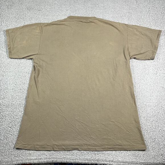 Vintage Jesus Living Epistles Shirt Mens XL Beige Pierced Through 4 U Christian - Picture 14 of 16